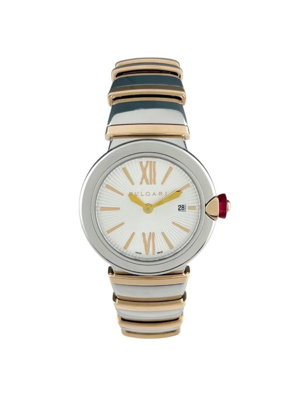 Bvlgari Watch SS PG Quartz Silver